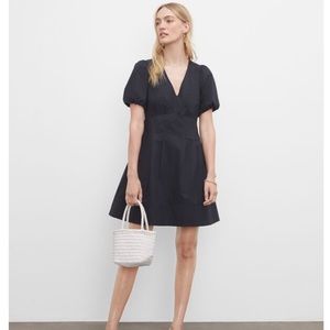 Double V Tie Back Dress